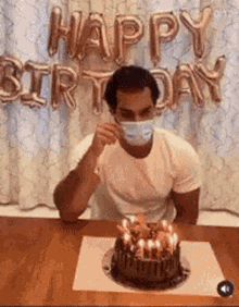 Happy Birthday Blowing Candles GIF - Happy Birthday Blowing Candles Hair Dryer GIFs