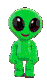 Green Alien Dance Sticker - Green Alien Dance Stickers
