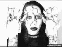 Marilyn Manson El Reverendo GIF - Marilyn Manson El Reverendo Black Metal GIFs