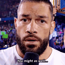 Roman Reigns You Might As Well GIF - Roman Reigns You Might As Well Everybodys Acknowledging Me GIFs