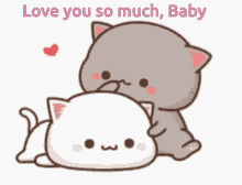 I Love You Baby Cute Cat GIF - I Love You Baby Love You Cute Cat GIFs