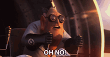 oh no russell brand dr nefario despicable me shocked