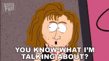 You Know What Im Talking About Barbra Streisand GIF - You Know What Im Talking About Barbra Streisand South Park GIFs