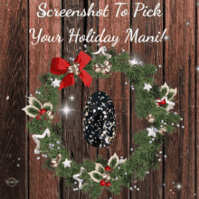 Screenshot Your Holiday Mani GIF - Screenshot Your Holiday Mani Wreathe GIFs