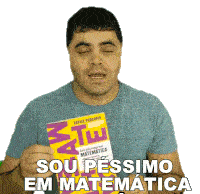 Sou Pessimo Em Matematica Rafael Procopio Sticker - Sou Pessimo Em Matematica Rafael Procopio Matematica Rio Stickers