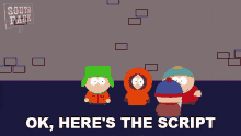 Ok Heres The Script South Park GIF - Ok Heres The Script South Park A Very Crappy Christmas GIFs
