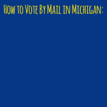 Moveon Michigan GIF - Moveon Michigan Vote By Mail GIFs