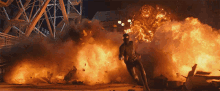 Molten Man Fire Elemental GIF - Molten Man Fire Elemental Chase GIFs