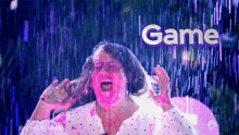 Game Face On Game Of Games GIF - Game Face On Game Of Games Slime GIFs