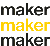 Maker Design Animated Text Sticker - Maker Design Animated Text Transition Stickers