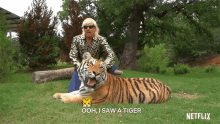 Ooh I Saw A Tiger Joe Exotic GIF - Ooh I Saw A Tiger Joe Exotic I Saw A Tiger GIFs