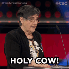 Holy Cow Family Feud Canada GIF - Holy Cow Family Feud Canada Holy Smoke GIFs
