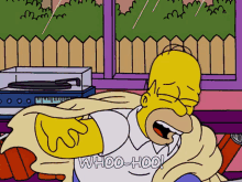 Whoo Hoo Woo Hoo GIF - Whoo Hoo Woo Hoo Homer Simpson GIFs