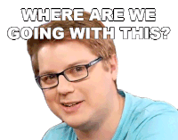 Where Are We Going With This Chad Bergström Sticker - Where Are We Going With This Chad Bergström Chadtronic Stickers