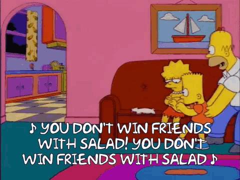 The Simpsons Conga GIF - The Simpsons Conga Salads GIFs