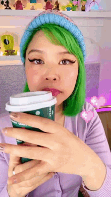 I Love Coffee Goldie Chan GIF - I Love Coffee Goldie Chan Feel Touuched GIFs