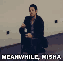 Supernatural Misha GIF - Supernatural Misha Meanwhilemisha GIFs
