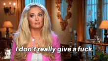 dont give a fuck no cares whatever rude rhobh