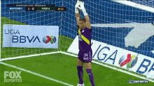 Here Monterrey Vs Puebla GIF - Here Monterrey Vs Puebla Goal Keeper GIFs