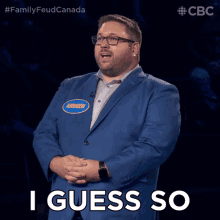 I Guess So Family Feud Canada GIF - I Guess So Family Feud Canada I Think So GIFs