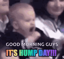 wednesday good morning cute baby pumped