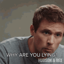 Why Are You Lying Charlie Hudson GIF - Why Are You Lying Charlie Hudson Hudson And Rex GIFs