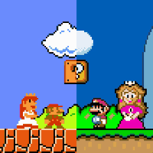Mario Peach GIF - Mario Peach Toadstool GIFs
