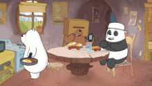 Breakfast Time Grizzly Bear GIF - Breakfast Time Grizzly Bear Ice Bear GIFs