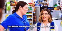 Superstore Amy Sosa GIF - Superstore Amy Sosa Eye Of The Storm GIFs