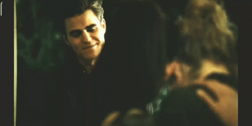Stefan Salvatore giving a genuine smile