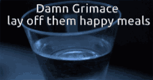 Damn Grimace GIF - Damn Grimace Lay Off GIFs