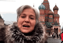 Jill Stein Red Square GIF - Jill Stein Red Square Moscow GIFs
