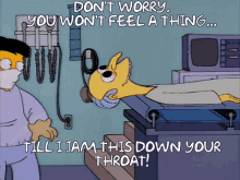 The Simpsons Dr Nick Rivera GIF - The Simpsons Dr Nick Rivera You Wont Feel A Thing GIFs