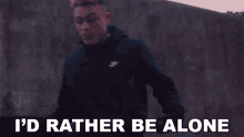 Id Rather Be Alone Lil Skies GIF - Id Rather Be Alone Lil Skies Fake Song GIFs