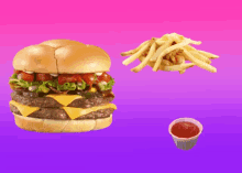 Fast Food Burger GIF - Fast Food Burger Fries GIFs