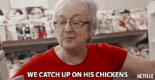 We Catch Up On His Chickens Karen Mason GIF - We Catch Up On His Chickens Karen Mason Circus Of Books GIFs