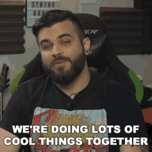 Were Doing Lots Of Cool Things Together Andrew Baena GIF - Were Doing Lots Of Cool Things Together Andrew Baena We Had Great Time Together GIFs