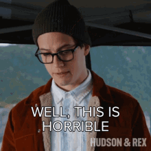 Well This Is Horrible Jesse Mills GIF - Well This Is Horrible Jesse Mills Hudson And Rex GIFs