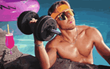 Weight Lifting Dumbbell GIF - Weight Lifting Dumbbell 80s GIFs