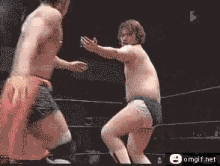 Wrestling Bulge Grab