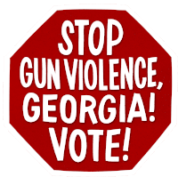 Stop Gun Violence Heysp Sticker - Stop Gun Violence Heysp Georgia Shooting Stickers