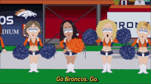 South Park Cheerleaders GIF - South Park Cheerleaders Go Broncos Go GIFs