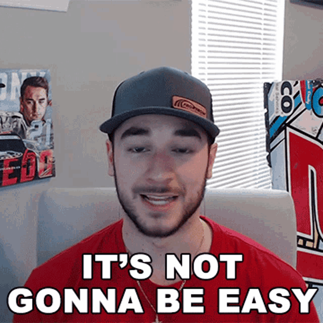 Its Not Gonna Be Easy Anthony Alfredo GIF - Its Not Gonna Be Easy Anthony Alfredo It Will Be Difficult GIFs