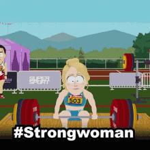 Strongwoman Vice Principal Strong Woman GIF - Strongwoman Vice Principal Strong Woman South Park GIFs