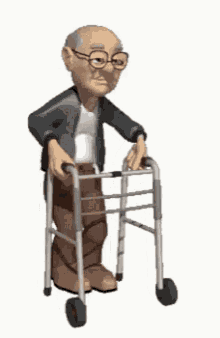 Old Man Walking GIF - Old Man Walking Senior Citizen GIFs