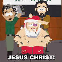 Jesus Christ Santa Claus GIF - Jesus Christ Santa Claus South Park GIFs