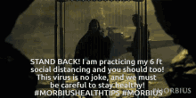 Morbius Health Tips Morbius Film GIF - Morbius Health Tips Morbius Morbius Film GIFs