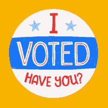 I Voted I Voted Sticker GIF - I Voted I Voted Sticker Vote Sticker GIFs