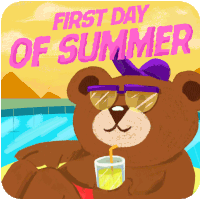 First Day Of Summer Relaxing Sticker - First Day Of Summer Relaxing Summer Time Stickers