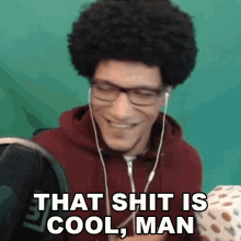 That Shit Is Cool Man Afro GIF - That Shit Is Cool Man Afro Attackoftheafro GIFs